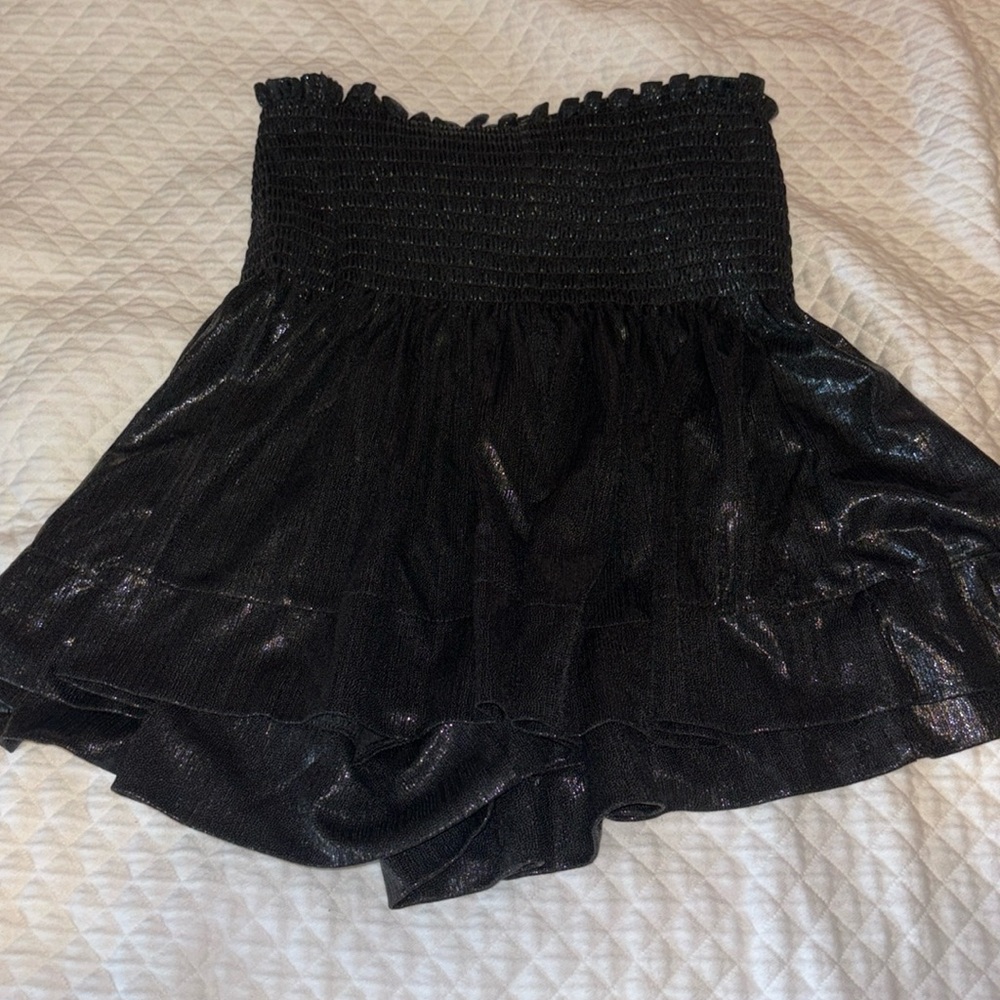 Queen of Sparkles Metallic Swing Shorts